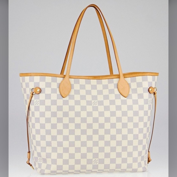 Louis Vuitton Handbags - Louis Vuitton Neverfull MM Damier Azur